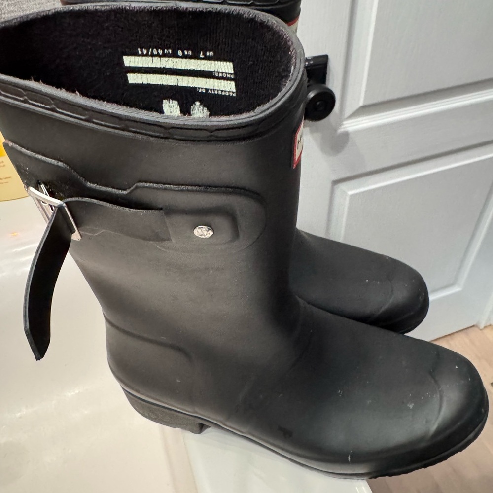 Hunter Black Rain Boots
